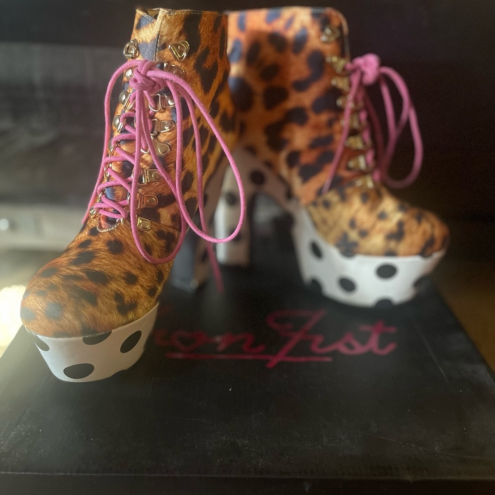 Leopard booties - Picture 3 of 3